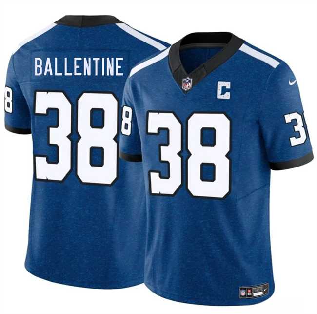 Men%27s Indianapolis Colts #38 Corey Ballentine Blue 2025 F.U.S.E. Throwback Vapor Limited Stitched Jersey Dzhi->indianapolis colts->NFL Jersey